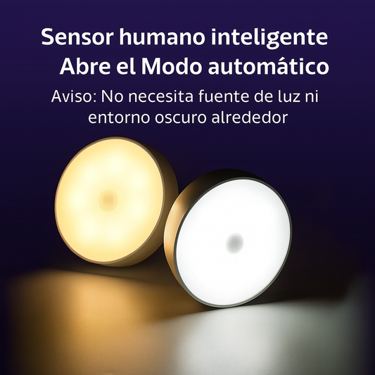 LAMPARA LED INTELIGENTE CON SENSOR DE MOVIMIENTO
