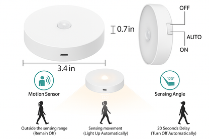 LAMPARA LED INTELIGENTE CON SENSOR DE MOVIMIENTO