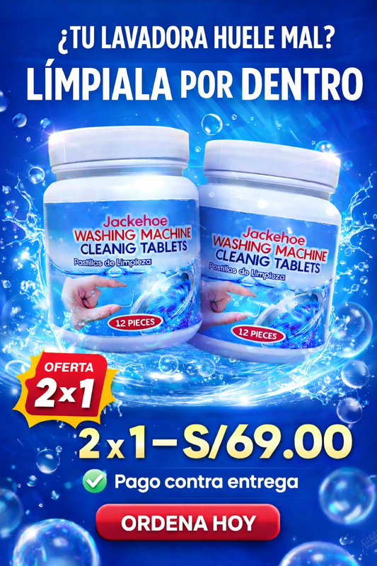 PASTILLAS LIMPIADORAS DE LAVADORA