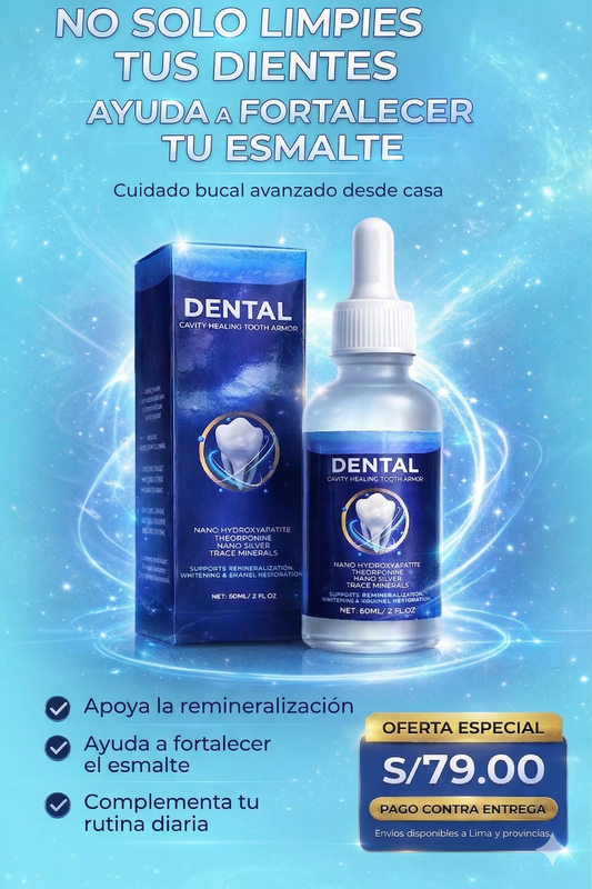Dental – suero líquido para cuidado bucal complementario