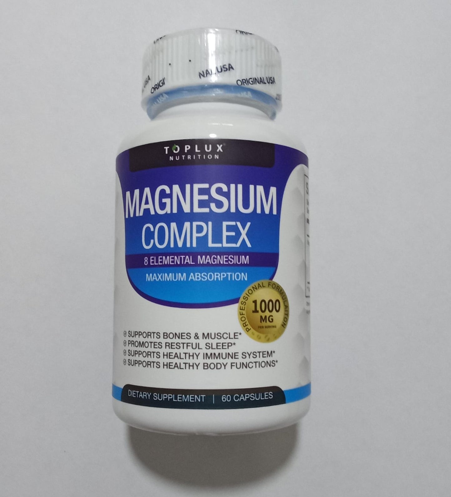 Toplux Magnesium Complex – Energía, Calma y Equilibrio Natural