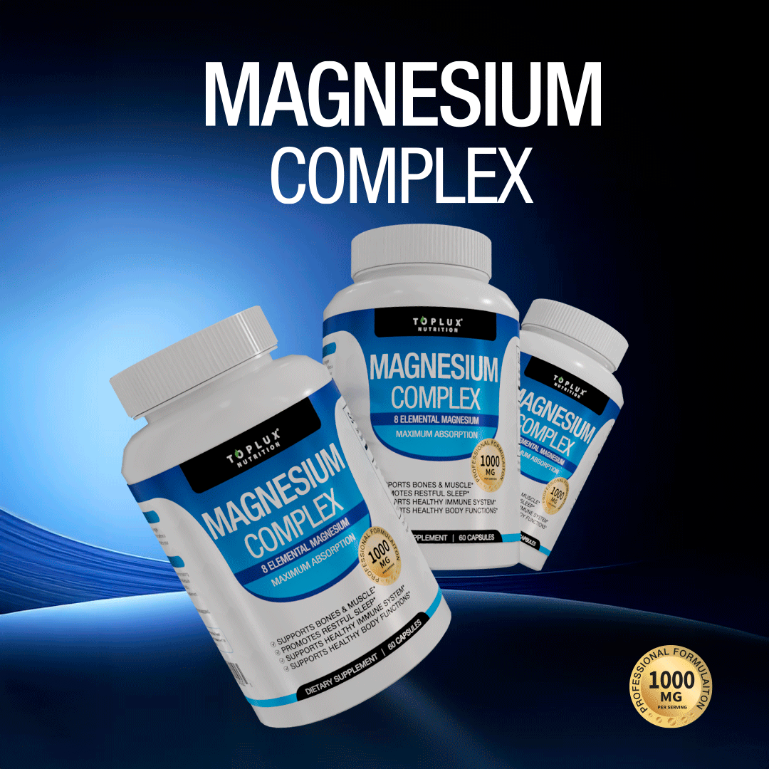 Toplux Magnesium Complex – Energía, Calma y Equilibrio Natural