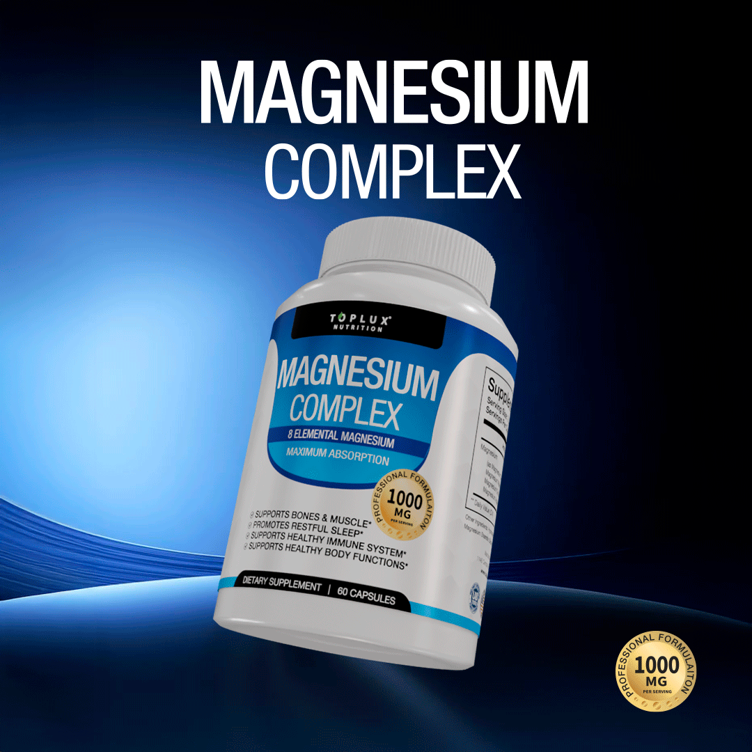 Toplux Magnesium Complex – Energía, Calma y Equilibrio Natural