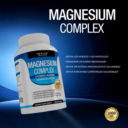 Toplux Magnesium Complex – Energía, Calma y Equilibrio Natural