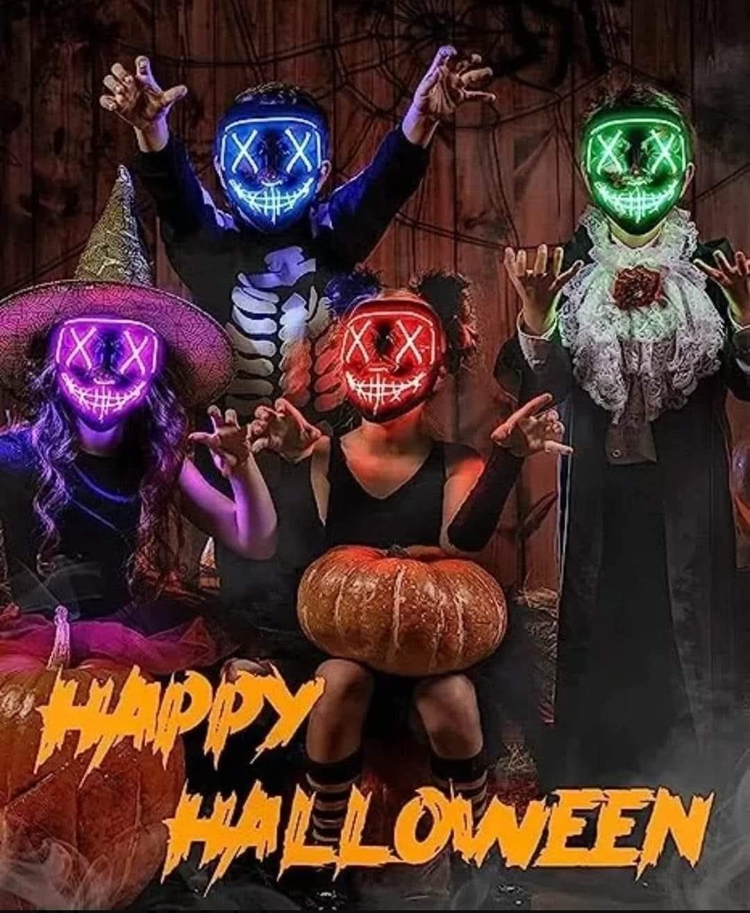 MASCARA LED HALLOWEEN